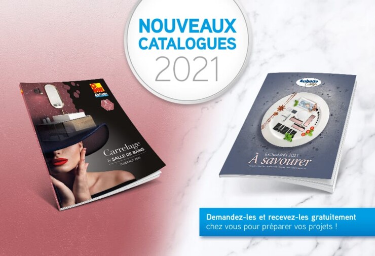 Prenez toute l’inspiration dont vous avez besoin avec les catalogues Espace Aubade et Aubade Création